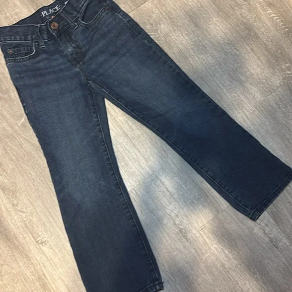Children’s Place Dark Blue Bootcut Jeans - Picture 3 of 6